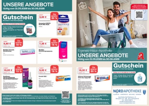 Prospekt Seite 1 mit Angeboten bis Ende Juni 2026